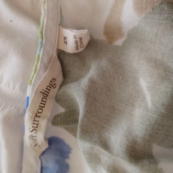 Soft Surroundings Floral V-Neck Women's Tunic Boho Size 2XL - Picture 8 of 8